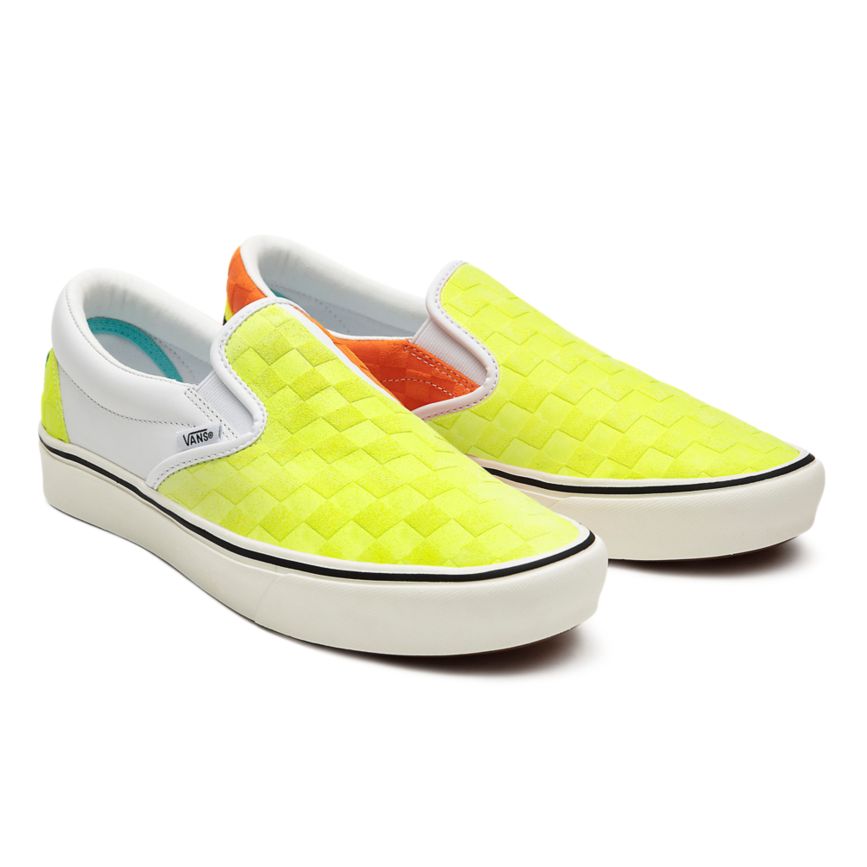 Vans x Penn ComfyCush Slip-On Dam Gula/Orange - Vans Slip On Skor Sverige (QLGPN4265)